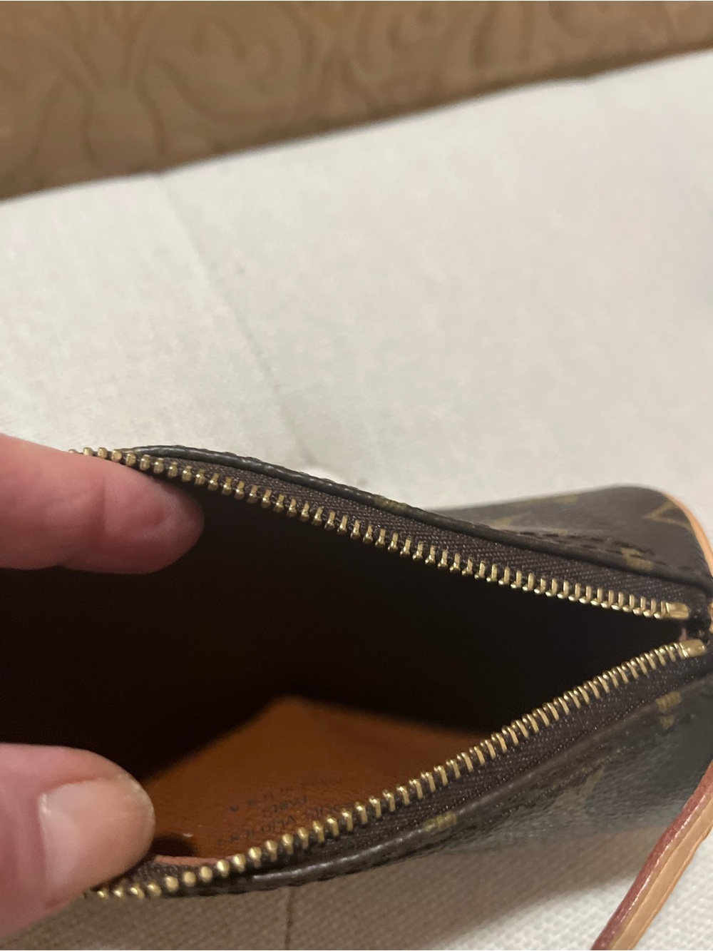 Louis Vuitton Brown Monogram Mini Barrel Wristlet - Picture 3 of 5